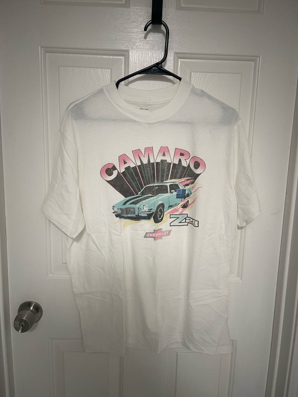 Abercrombie & Fitch White Camaro Graphic Tee